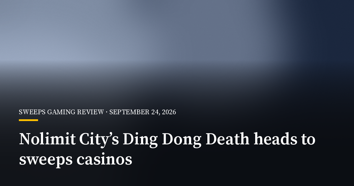 Nolimit City’s Ding Dong Death Is Being Added to Sweepstakes Casinos for Halloween